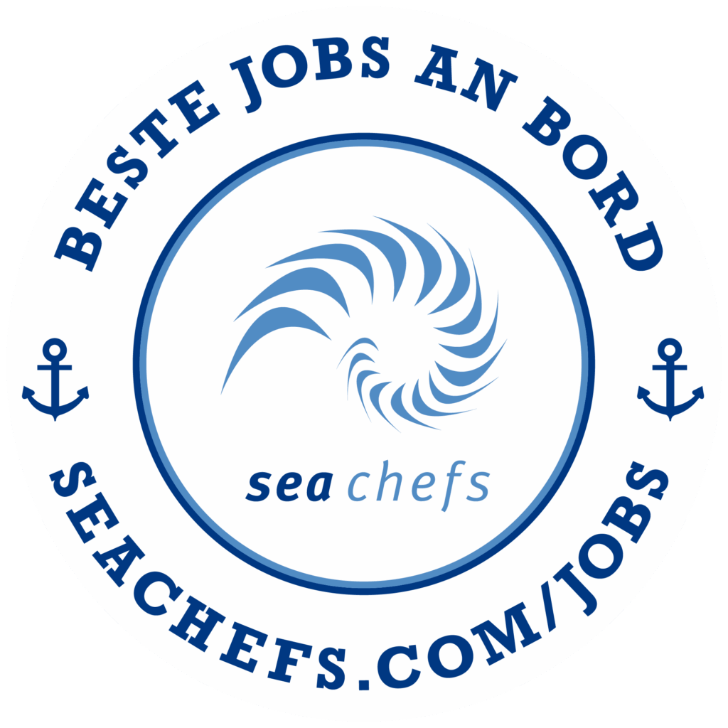 Sea Chefs logo weiß blau